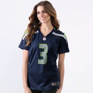 Seattle Seahawks Russell Wilson Nike x NFL Women's Jersey // Navy, Size L